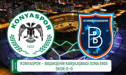 Konyaspor - Başakşehir karşılaşması sona erdi! Skor: 0-0
