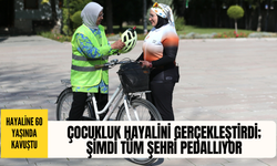 Çocukluk hayaliydi: 60 yaşında pedallamaya başladı