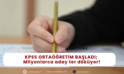 KPSS ortaöğretim başladı; Milyonlarca aday ter döküyor!