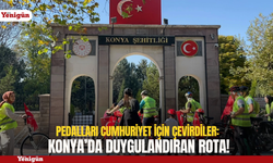 Pedalları Cumhuriyet için çevirdiler: Konya’da duygulandıran rota!