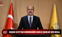 Başkan Altay'dan demokrasinin asırlık çınarları için mesaj