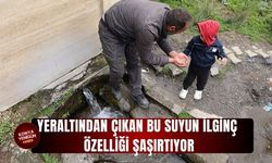 Aksaray’da yeraltından fışkırıyor! Vatandaşlar bidon bidon dolduruyor