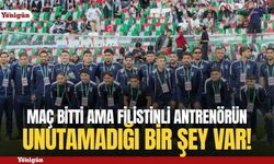 Konyaspor maçı bitti ama Filistinli antrenörün unutamadığı bir şey var!