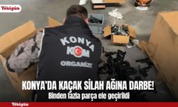 Konya’da kaçak silah ağına darbe! Binden fazla parça ele geçirildi