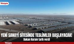 Yeni sanayi sitesinde teslimler başlayacak! Bakan Kurum tarih verdi