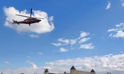 Hava ambulansı kriz geçiren hasta için havalandı