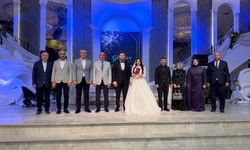 Gülcan ile Ahmet Faruk görkemli bir düğünle dünyaevine girdi!
