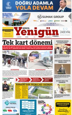 Konya Yenigün Gazetesi - 24.05.2023 Manşeti
