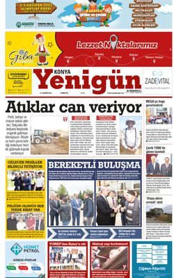 Konya Yenigün Gazetesi - 03.06.2023 Manşeti