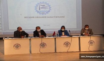 Beyşehir Organize Sanayi Bölgesi istişare toplantısı yapıldı