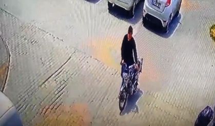 Konya'da motosiklet hırsızı polisten kaçamadı