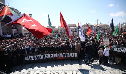 Şehir Gazze için ayakta!