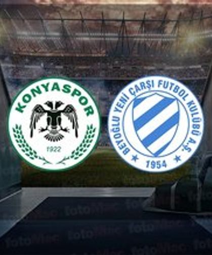 Konyaspor'un Beyoğlu Yeni Çarşı karşısında ilk 11'i belli oldu