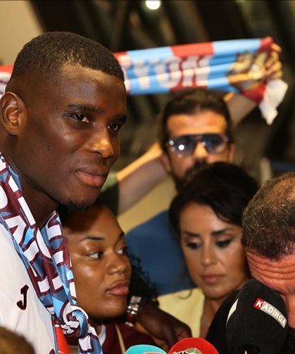 Nijeryalı oyuncu Trabzon'a geldi
