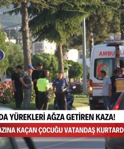Konya'da yürekleri ağza getiren kaza: Küçük çocuğu parkta gezen vatandaş son anda kurtardı