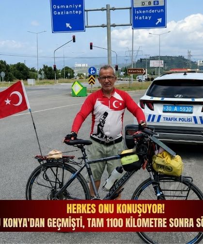 Herkes onu konuşuyor! Yolu Konya'dan geçmişti, tam 1100 kilometre sonra sözünü tuttu