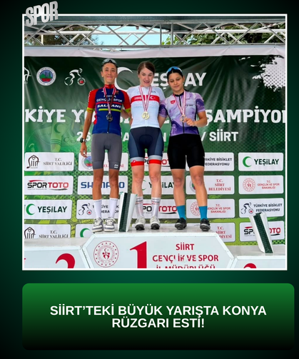 Siirt’teki büyük yarışta Konya rüzgarı esti!