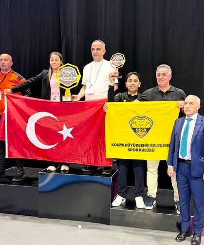 Konyalı sporculardan çifte madalya, Avrupa kapısı açıldı