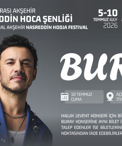 Konya’da son dakika konser değişikliği! Haluk Levent ertelendi, Buray geliyor!