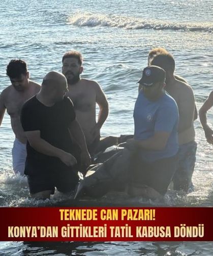 Konya’dan Samsun’a aile ziyareti faciayla sonuçlandı! Teknede 2 kişi hayatını kaybetti