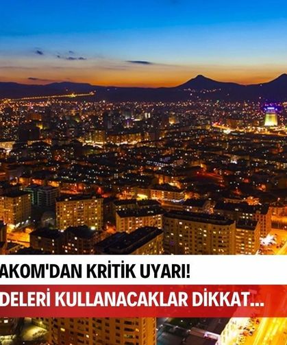 Konya'da bu gece trafik değişiyor! AKOM 5 nokta için kritik uyarı yaptı