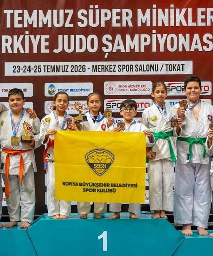 Tokat’ta Konya rüzgarı esti: Minik judoculardan 8 madalyalı dev başarı!