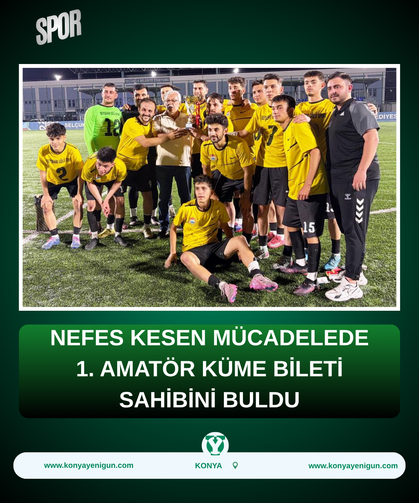 Nefes kesen mücadelede 1. amatör küme bileti sahibini buldu