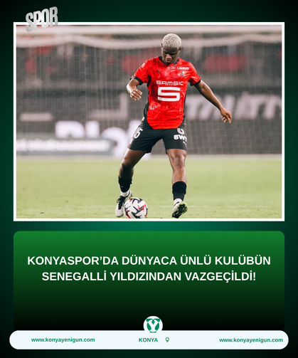 Konyaspor’da dünyaca ünlü kulübün Senegalli yıldızından vazgeçildi!