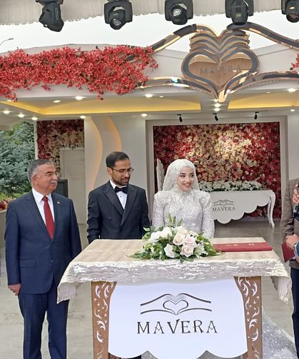 Rabia ve Abdullah Halit çiftine bir ömür mutluluklar dileriz!