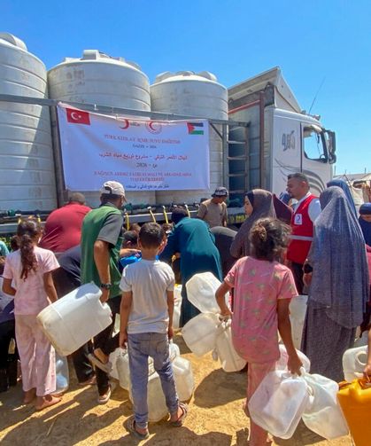 Türk Kızılay Gazze’de insanlığa nefes oluyor!