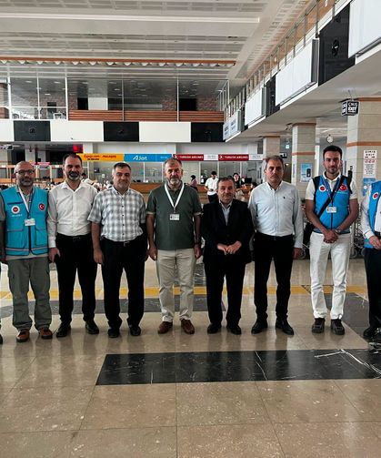 Konya İl Müftüsü Ali Öge kutsal topraklara uğurlandı!