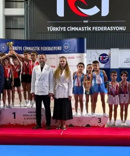 Konya cimnastik takımı Türkiye’nin en iyileri arasında!