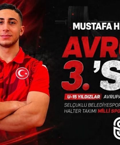 Selçuklu Belediyesporlu Mustafa Hamza Ciğer’den Avrupa’da 3 bronz madalya!