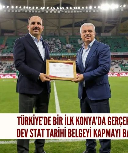 Türkiye’de bir ilk Konya’da gerçekleşti!