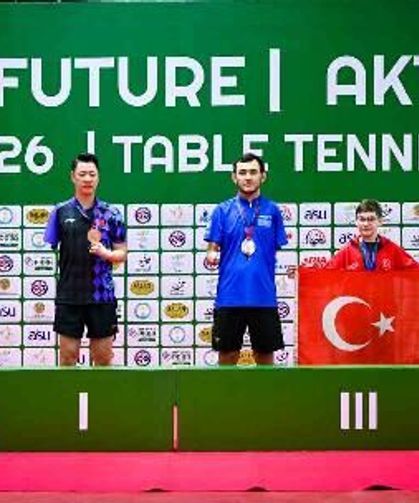Karataylı Tahir Efe Şahin’den Kazakistan’da bronz madalya!