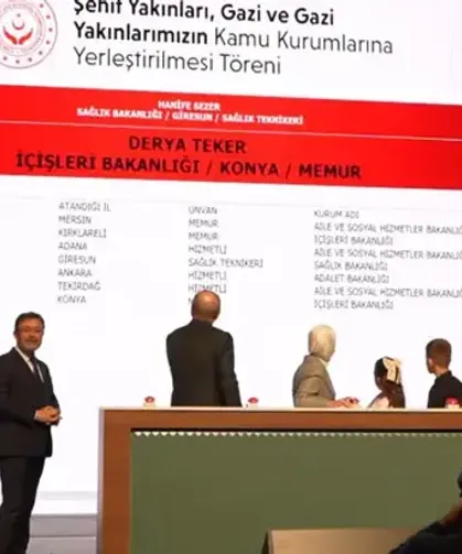 Devletten vefa borcu: 571 şehit yakını ve gazi kamuda göreve başlıyor!