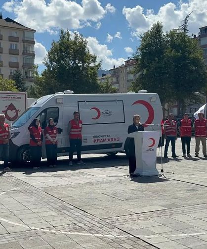 Türk Kızılay'ından Seydişehir'e anlamlı dokunuş! Mobil araç hizmete girdi...