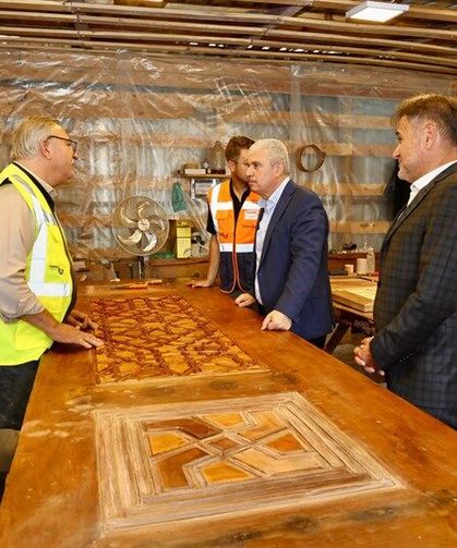 Vali Akın, Sultan Selim Camii’ndeki çalışmaları inceledi!