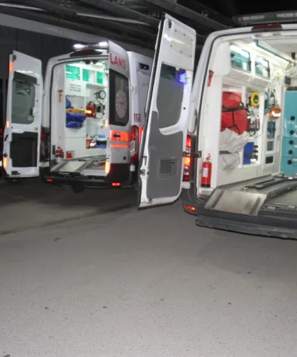 Konya'da bir kişi evinin balkonundan düştü