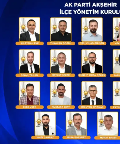 AK Parti Akşehir teşkilatında yeni dönem resmen başladı!