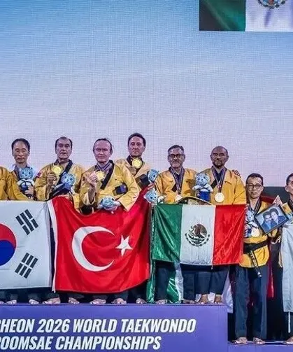 Dünya Tekvando Poomsae Şampiyonası'nda Türkiye'den altın kapanış!