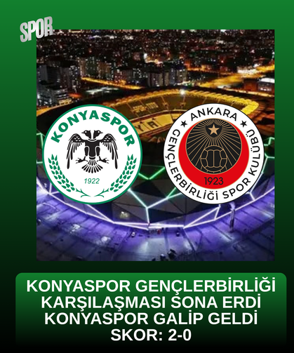 Konyaspor'dan net galibiyet! Skor: 2 - 0