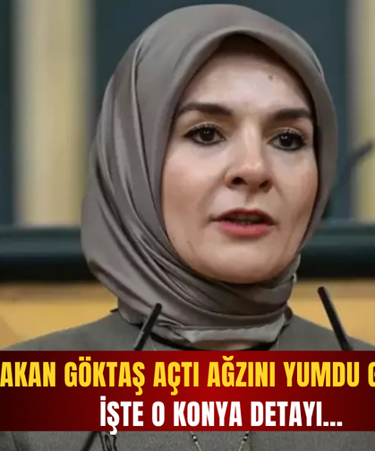 Bakan Göktaş açtı ağzını yumdu gözünü! İşte o Konya detayı...