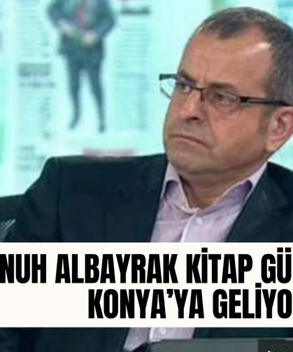 Usta gazeteci Konya Kitap Günleri'nde Konyalılarla buluşuyor