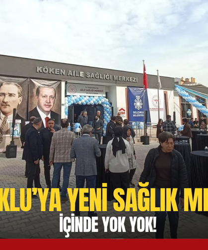Selçuklu’ya yeni sağlık merkezi! İçinde yok yok!