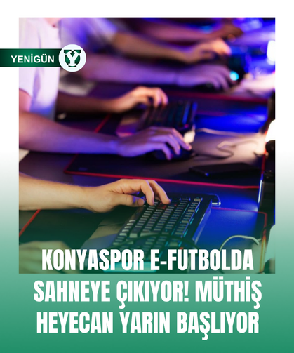 Konyaspor e-Futbolda sahneye çıkıyor! Müthiş heyecan yarın başlıyor