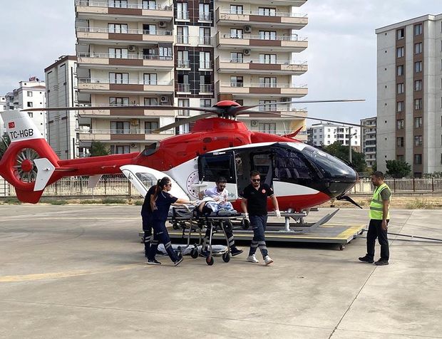 Hava ambulansı her daim görevde