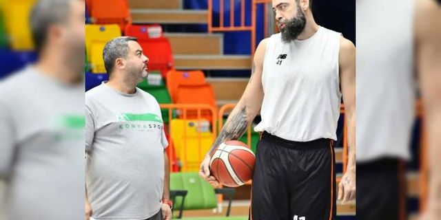 Konyaspor Basket taktik antrenman yaptı