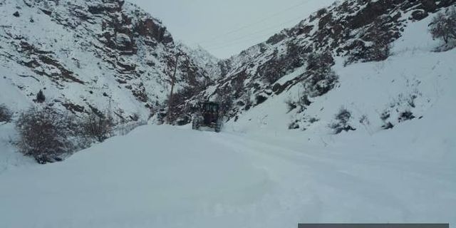 Hakkari'de 59 köy ve 181 mezra yolu kapandı