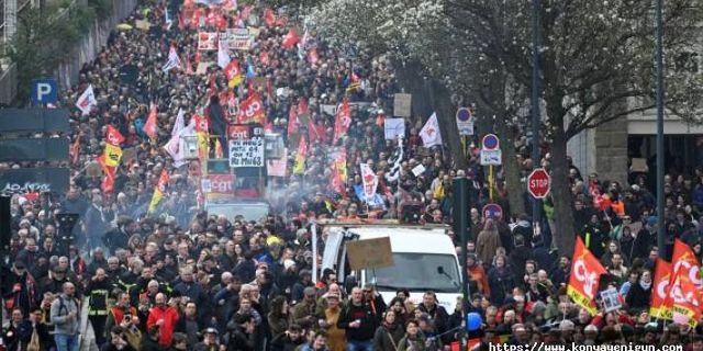 Fransa'da çalışanlar genel grevde